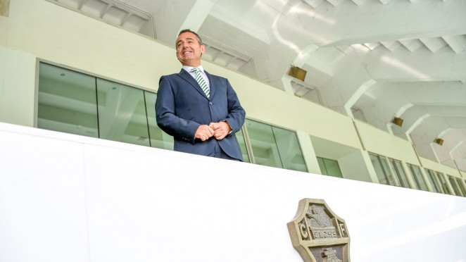 Diego García, presidente del Elche CF / Elche CF